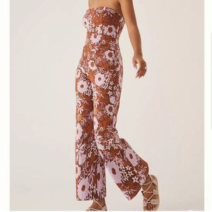 Anthropologie The Botanist Floral Jumpsuit